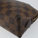 LOUIS VUITTON Damier Ebene Pochette Cosmetic PM Pouch N47516 LV Auth hk3158-7