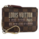 LOUIS VUITTON Damier Ebene Pochette Cles NM Coin Purse N63094 LV Auth hk3159-1