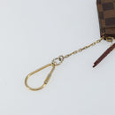 LOUIS VUITTON Damier Ebene Pochette Cles NM Coin Purse N63094 LV Auth hk3159-9