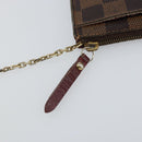 LOUIS VUITTON Damier Ebene Pochette Cles NM Coin Purse N63094 LV Auth hk3159-8