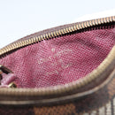 LOUIS VUITTON Damier Ebene Pochette Cles NM Coin Purse N63094 LV Auth hk3159-17