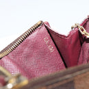 LOUIS VUITTON Damier Ebene Pochette Cles NM Coin Purse N63094 LV Auth hk3159-12