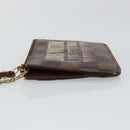 LOUIS VUITTON Damier Ebene Pochette Cles NM Coin Purse N63094 LV Auth hk3159-4