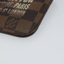 LOUIS VUITTON Damier Ebene Pochette Cles NM Coin Purse N63094 LV Auth hk3159-7