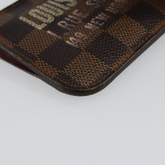 LOUIS VUITTON Damier Ebene Pochette Cles NM Coin Purse N63094 LV Auth hk3159