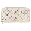 LOUIS VUITTON Monogram Multicolor Zippy Wallet Wallet White M60241 Auth hk3160-13