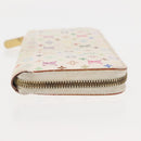 LOUIS VUITTON Monogram Multicolor Zippy Wallet Wallet White M60241 Auth hk3160-3