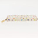 LOUIS VUITTON Monogram Multicolor Zippy Wallet Wallet White M60241 Auth hk3160-6