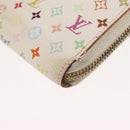LOUIS VUITTON Monogram Multicolor Zippy Wallet Wallet White M60241 Auth hk3160-14