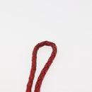 BOTTEGA VENETA INTRECCIATO Pouch Leather Red Gold Auth hk3161-8