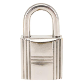 HERMES Cadena Padlock metal Silver Auth hk3164 - 0