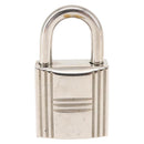 HERMES Cadena Padlock metal Silver Auth hk3164-3