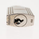 HERMES Cadena Padlock metal Silver Auth hk3164-4