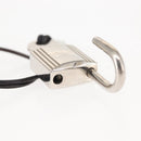 HERMES Cadena Padlock metal Silver Auth hk3164-5