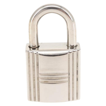 HERMES Cadena Padlock metal Silver Auth hk3165 - 0