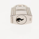 HERMES Cadena Padlock metal Silver Auth hk3165-4