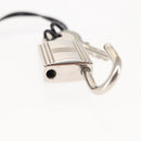 HERMES Cadena Padlock metal Silver Auth hk3165-5