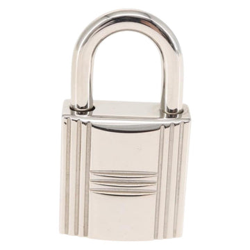 HERMES Cadena Padlock metal Silver Auth hk3166 - 0