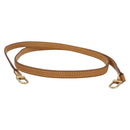 LOUIS VUITTON Shoulder Strap Leather 47.2"" Beige LV Auth hk3168-13