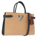 LOUIS VUITTON Epi Twisted Tote Bag Beige Black M51846 LV Auth hk3171-1