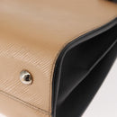 LOUIS VUITTON Epi Twisted Tote Bag Beige Black M51846 LV Auth hk3171-16