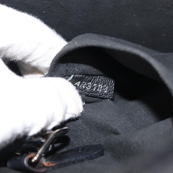 LOUIS VUITTON Epi Twisted Tote Bag Beige Black M51846 LV Auth hk3171