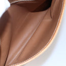 CELINE Macadam Canvas Hand Bag PVC Leather Beige Gold Auth hk3172-21