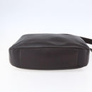 GUCCI Bamboo Shoulder Bag Leather 2way Black Gold 001 0166 1577 Auth hk3173-5