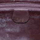 GUCCI Bamboo Shoulder Bag Leather 2way Black Gold 001 0166 1577 Auth hk3173-19