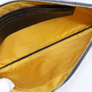 GUCCI GG Supreme Clutch Bag Yellow Silver 625598 Auth hk3176-14