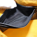 GUCCI GG Supreme Clutch Bag Yellow Silver 625598 Auth hk3176-17