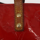 LOUIS VUITTON Monogram Vernis Reade PM Hand Bag Rouge M91088 LV Auth hk3180-18