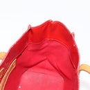 LOUIS VUITTON Monogram Vernis Reade PM Hand Bag Rouge M91088 LV Auth hk3180-20