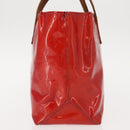 LOUIS VUITTON Monogram Vernis Reade PM Hand Bag Rouge M91088 LV Auth hk3180-3