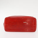 LOUIS VUITTON Monogram Vernis Reade PM Hand Bag Rouge M91088 LV Auth hk3180-5