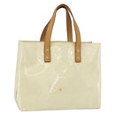 LOUIS VUITTON Monogram Vernis Reade PM Hand Bag Gris M91145 LV Auth hk3182-1