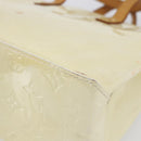 LOUIS VUITTON Monogram Vernis Reade PM Hand Bag Gris M91145 LV Auth hk3182-9