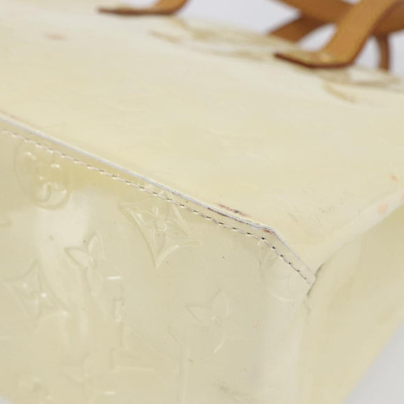 LOUIS VUITTON Monogram Vernis Reade PM Hand Bag Gris M91145 LV Auth hk3182