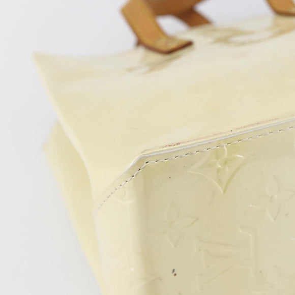 LOUIS VUITTON Monogram Vernis Reade PM Hand Bag Gris M91145 LV Auth hk3182