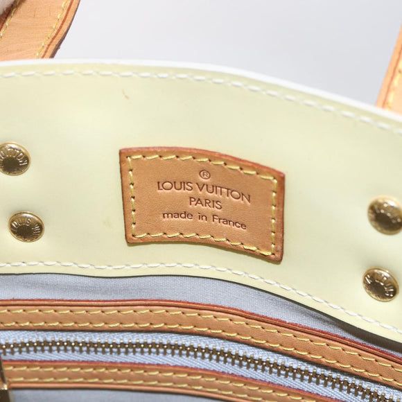 LOUIS VUITTON Monogram Vernis Reade PM Hand Bag Gris M91145 LV Auth hk3182