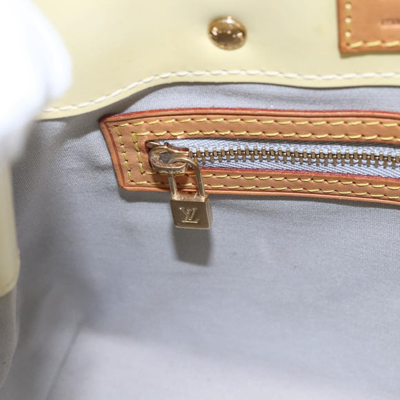 LOUIS VUITTON Monogram Vernis Reade PM Hand Bag Gris M91145 LV Auth hk3182