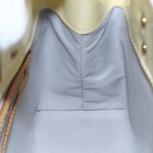 LOUIS VUITTON Monogram Vernis Reade PM Hand Bag Gris M91145 LV Auth hk3182