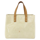 LOUIS VUITTON Monogram Vernis Reade PM Hand Bag Gris M91145 LV Auth hk3182-13
