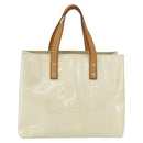 LOUIS VUITTON Monogram Vernis Reade PM Hand Bag Gris M91145 LV Auth hk3182-2