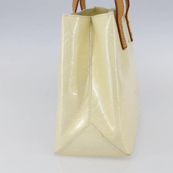 LOUIS VUITTON Monogram Vernis Reade PM Hand Bag Gris M91145 LV Auth hk3182