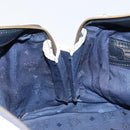 MCM Logogram Vicetos Boston Bag PVC Leather White Gold Auth hk3189-19