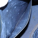 MCM Logogram Vicetos Boston Bag PVC Leather White Gold Auth hk3189-22