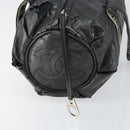 CHANEL Sports Hand Bag PVC Gray Silver CC Auth hk3194-14