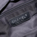 CHANEL Sports Hand Bag PVC Gray Silver CC Auth hk3194-16