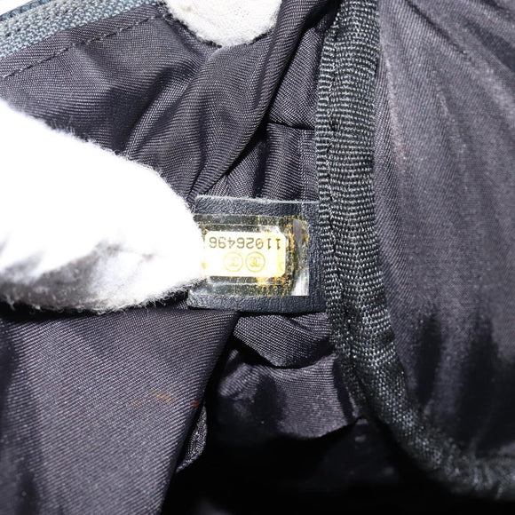 CHANEL Sports Hand Bag PVC Gray Silver CC Auth hk3194